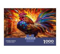 cazzo Puzzles 1000 Pezzi In Gallo Iris Cartone Di Alta Qualità, Un Busta Di Puzzle A Rompicapo Per Art-terapia, Ideale Per Attività Per Giorni Di Pioggia, Regalo Per La Pensione 38x26cm/1000pc
