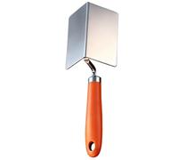 Cazzuola angolare in acciaio resistente a 90 gradi con manico antiscivolo foro per appendere per una facile conservazione Usa cazzuola