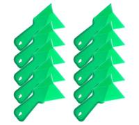 Cazzuola Angolare per Cartongesso in Plastica 10 Pezzi Verde
