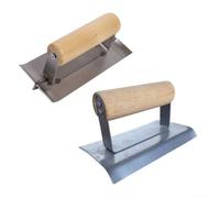 Cazzuola angolare resistente per finitura liscia in cemento, progettata ergonomicamente per precisione e facile manovrabilità (tipo B)