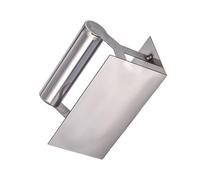 Cazzuola Angolare - Utensile da Finitura Pareti in Acciaio Inox | Cazzuola Angolare Multifunzionale ed Ergonomica per Ristrutturazione Domestica e Finiture Murarie