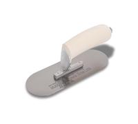 Cazzuola da piscina Marshalltown con manico in legno, acciaio al carbonio, cazzuola per pavimenti e calcestruzzo, dimensioni: 254x76 mm