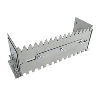 Cazzuola dentata a doppia dentatura, pettine per malta regolabile per un'applicazione rapida e uniforme dell'adesivo, strumento professionale per il livellamento delle piastrelle,60cm