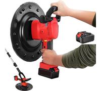 Cazzuola elettrica lucidatrice 1680 W - Multifunzionale regolabile 6 velocità malta cemento levigante strumento a basso rumore, batteria 22500 mAh, perfetta per pareti e pavimenti
