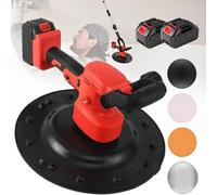Cazzuola elettrica, macchina lucidatrice per lisciatura pareti senza fili, cazzuola intonaco di cemento e malta cementizia portatile, elettrica con operatore a piedi, finitura calcestruzzo 2*22500mAh