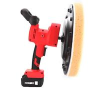 Cazzuola Elettrica per Calcestruzzo, Cazzuola Per Cemento a 6 Velocità Smerigliatrice Lucidatrice per Pareti, Cazzuola per Mastice per Malta Cementizia 80-200 Giri/Min,Onebatteryversion