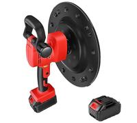 Cazzuola Elettrica per Calcestruzzo, Cazzuola per Malta Cementizia a 6 Velocità, Lucidatrice per Lisciare Pareti Portatile da 1680 W, Lucidatrice per Intonaco da Parete 0-200rp ,Onebatteryversion