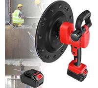 Cazzuola elettrica per levigare le pareti, 1680 W, 6 velocità (0-2000 giri/min), kit di malta cementizia, versione a batteria per finitura e levigatura delle pareti