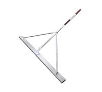 Cazzuola For Cemento Larga 8 Cm, Raschietto Manuale In Acciaio Inossidabile, Rastrello Autolivellante, Con Staffa Di Supporto Diagonale, For Edilizia(150x150cm)