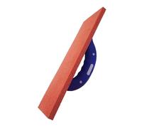 CAZZUOLA FRATTAZZO FRATTONE IN GOMMA SPUGNA 30X10CM MANICO PER STUCCO INTONACO M