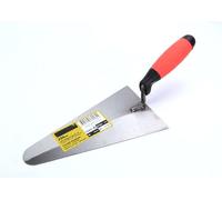 Cazzuola muratore - acciaio al carbonio, lunghezza 225 mm, ideale per lisciare e mescolare malta. Durevole e resistente. *