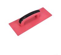 Cazzuola per finitura in calcestruzzo per superfici lisce (rosso) | Robusta plastica PU, design piatto, finitura liscia, cemento cemento cartongesso, costruzione pronta