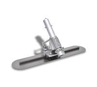 Cazzuola per pavimenti Marshalltown Multi-Mount "Fresno", estremità arrotondate, giunto inclinabile RotaLeveler, acciaio al carbonio, dimensioni: 762x127 mm