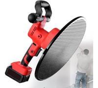 Cazzuola per Stucco Cementizia per Malta per Intonaco Elettrica 1680W, Lucidatrice Portatile, Velocità Regolabile a 6 Marce per Pavimenti in Cemento da Parete Levigati e Lucidati,Onebatteryversion