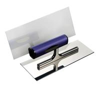 Cazzuola piatta super flessibile in acciaio inossidabile con manico in legno, strumento professionale for la costruzione di fango diatomeo, strumento di finitura for pittura artistica, spatola for fan