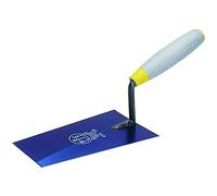 Cazzuola Punta Quadra Modello Italiano. Con Manico In Gomma Antiscivolo Ergonomico 'Sintesi'.