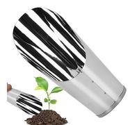 Cazzuole da giardinaggio - Paletta in acciaio inox da 28 cm, paletta per terreno, paletta per terreno da giardinaggio, pala ergonomica per bonsai, strumento professionale per rinvaso per piantine di