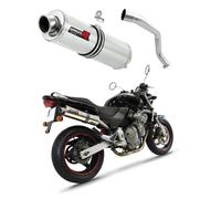 DOMINATOR Terminale di Scarico Marmitta Silenziatore ST compatibile con CB 600F HORNET 1998-2002