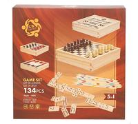 Cb Toys Gioco Da Tavolo Interattivo Wooden Set 5 In 1