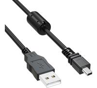CB-USB7 - Cavo dati USB per fotocamera digitale Olympus, 8 pin, mini USB B, compatibile con SZ-15, X-990, VG-120/140/160, VR-310/320/330/340/350/360, VH-210, FE-20/45/46/47/2 50, Ersatzkabel 180 cm