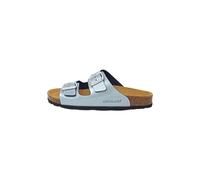CB0003 GRUNLAND SARA CIABATTA DONNA 2 FIBBIE BIRK COL AVIO IN VERA PELLE AVIO 37