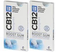 CB12 boost Chewing Gum Strong Mint 2x20 g Gomme masticabili