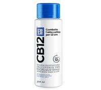 CB12 Collutorio Quotidiano, Senza Alcol, Combatte Alito Cattivo, Effetto 12 Ore, con Fluoruro, Senza Alcool, 250 ml