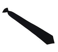 CB4 Accessories - Cravatta con clip, per adulti, lunghezza 49 cm, 8 cm nel punto più largo