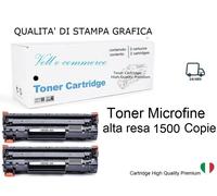 CB435A 35A Toner 2Pz Compatibili con Stampante Hp Laserjet P1007 P1008 P1009