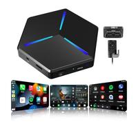 CB7 Pro Wireless CarPlay & Android Auto Android 13 AI Box con Fotocamera | ScenePilot Drive, OBD II, HDMI Out/In, 4G Cloud & Physical SIM Card, 4 GB + 64 GB, supporta YouTube, Netflix e TikTok ecc