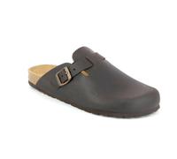 CB7034 ROBI CIABATTA UOMO IN PELLE INGRASSATA PLANTARE BIRK GRUNLAND CIABATTE