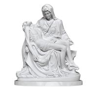 CBAM La Pietà di Michelangelo Scultura con Base in Marmo Varie Misure, 7 cm
