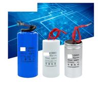 CBB60 35UF 450V AC electronic starter washing machine dewatering machine water pump starting capacitor CZAOINCU(35UF Blue)