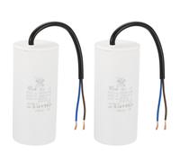 CBB60 80uf Funzione Condensatore,2pz AC 450V 2 Fili 50/60Hz Cilindro 120x54mm