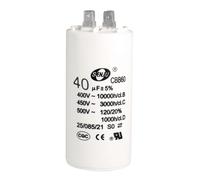 CBB60 Condensatore Marcia 40uF 450V AC Inserto Doppio 50/60Hz Cilindro 94x49mm