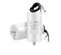 CBB60 electronic starter Run Capacitor 450V 4UF~100UF Air Conditioner Capacitors Start Water Pump Washer Air Pump with Screws NWPNLXEA(450V16UF)
