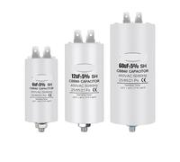 CBB60 Starting Capacitor 6uF~60uF electronic starter Capacitor 50 / 60Hz 450VAC with M8 screw for motor/washing machine EKFBQBGW(12UF 40X77MM)