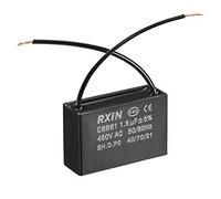 CBB61 - Condensatore Run 450V AC 1.5uF 2 Fili condensatori in Polipropilene Metallizzato per Ventilatore da soffitto, 1 Pezzo