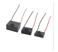 CBB61 Fan Capacitor 0.8 1 1.2 1.5 1.8 2 2.5 3 3.5 4 4.5 5 6 7 8 10 12 15 18 20uF Ceiling Fan electronic starter Running Rectangle Capacitor AUOQKQUT(450V 15uF)