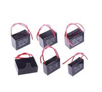 CBB61 Fan Capacitor 450V Terminal Ceiling Fan electronic starter Running Rectangle Capacitor 1uf/1.2uf/1.5uf/2uf/2.5uf/3uf/3.5uf/4uf/5uf/6uf EKFBQBGW(1.5UF)