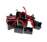 CBB61 fan start capacitor 1.0/1.2/1.5/1.6/1.8/3.5/5UF Terminal Ceiling Fan electronic starter Running Rectangle Capacitor AUOQKQUT(CBB61-4.0UF)