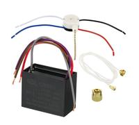 CBB61 Soffitto Ventilatore Condensatore,1 set 4,5+6+5uF 250V AC 50/60HZ 4 Cavi