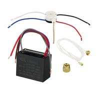 CBB61 Soffitto Ventilatore Condensatore,1 set 5+5+5uF 250V AC 50/60HZ 4 Cavi