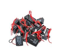 CBB61 Start capacitor 450V 0.8/1/1.5/1.8/2/2.5/3/4/5/6/7/8/10/12/16/20UF CBB Fan Ceiling exhaust electronic starter Run Capacitor MQXFCZUX(1UF-2PCS)