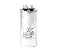 CBB65 450V AC electronic starter Capacitor Air Conditioner Compressor Start Capacitor 20uF 25uF 30uF 35uF 40uF 45uF 50uF 55uF 60uF 70uF 80uF AUOQKQUT(60UF)