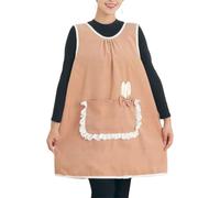 CBBEONRN Unisex Grembiule Universale Grembiule per La Pulizia Grembiule Scuola Infanzia con Tasche per Cottura Giardinaggio Pittura BBQ Bar Panettiera Pink,One Size