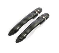 CBCLOPKLCU Copri-maniglie esterne per auto Per Captur Kaptur e QM3 (2013-2020), accessori in fibra di carbonio Maniglia esterna della portiera( 2dr No Key No Button)