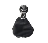 CBCLOPKLCU Copri pomello del cambio per auto Per SEAT Per IBIZA Auto Leva Del Pomello Cambio Bastone Ghetta Boot Collare di Copertura In Pelle Testa( 6 Speed Set)