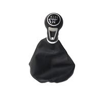 CBCLOPKLCU Copri pomello del cambio per auto Per SEAT Per IBIZA Auto Leva Del Pomello Cambio Bastone Ghetta Boot Collare di Copertura In Pelle Testa( 5 Speed Set)