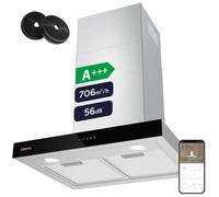 CBCS6102 Cappa Aspirante 60 cm 706 m³/h Touch Control 4 Livelli Inclusa